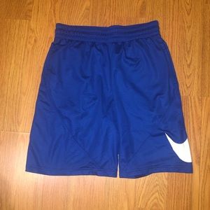 Nike Royal Blue Athletic Shorts Adult Large